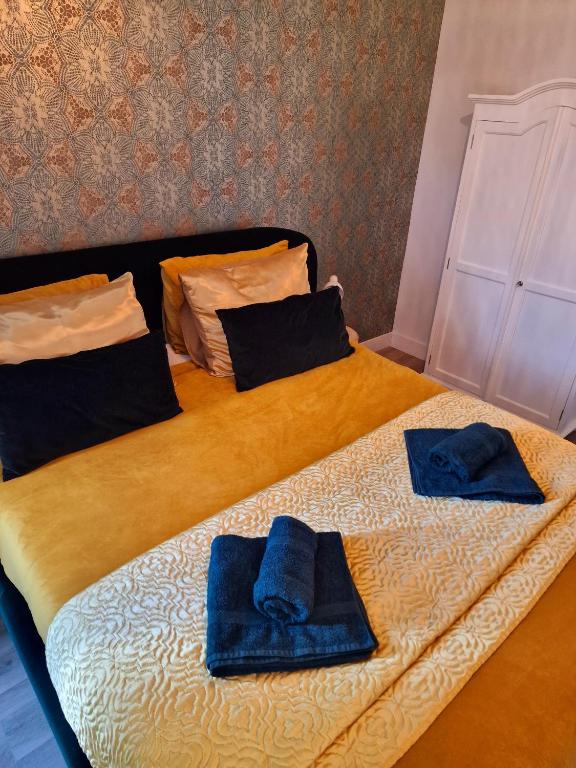 Postel nebo postele na pokoji v ubytování Studio Flevo Batavia