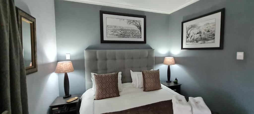Postel nebo postele na pokoji v ubytování Kairos Guesthouse Orania