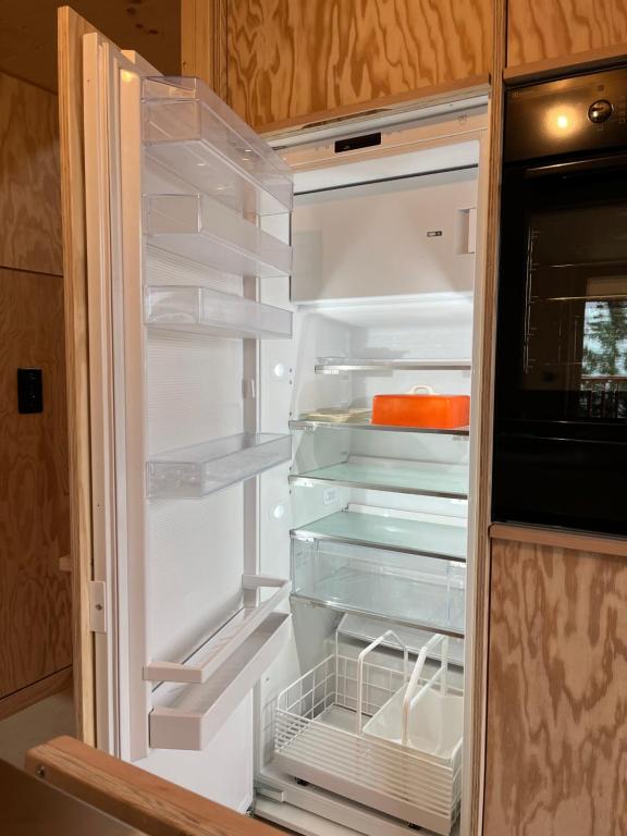 Kuchyň nebo kuchyňský kout v ubytování Sunnehuesli