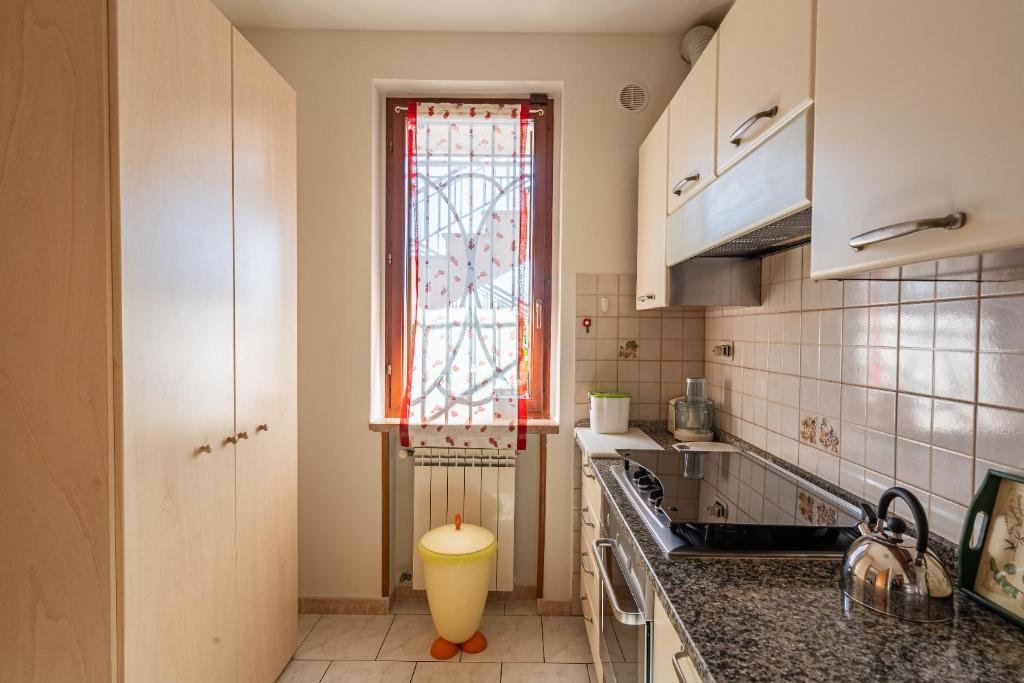 Kuchyň nebo kuchyňský kout v ubytování Alma Toscana