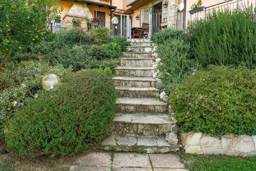 Zahrada ubytování Alma Toscana