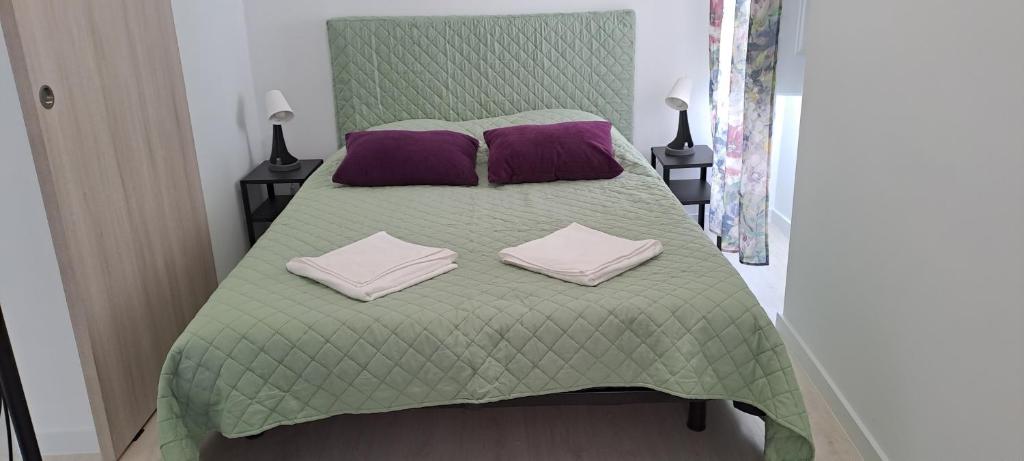 Postel nebo postele na pokoji v ubytování Setubal Holiday Apartment