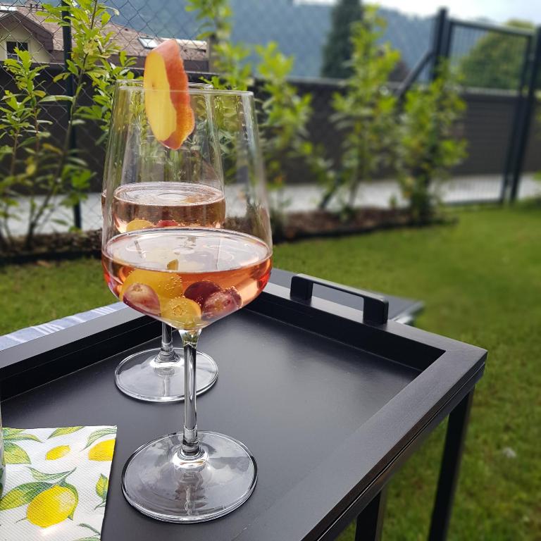 Nápoje v ubytování Ferienwohnung Karasek Deluxe