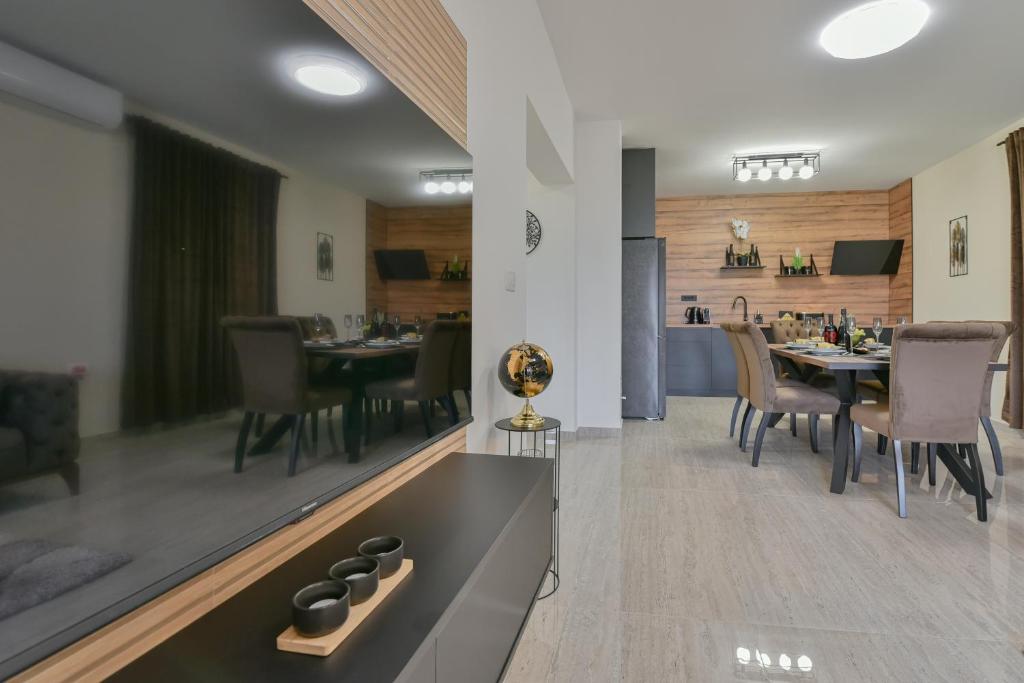 Kuchyň nebo kuchyňský kout v ubytování Bralic Residence