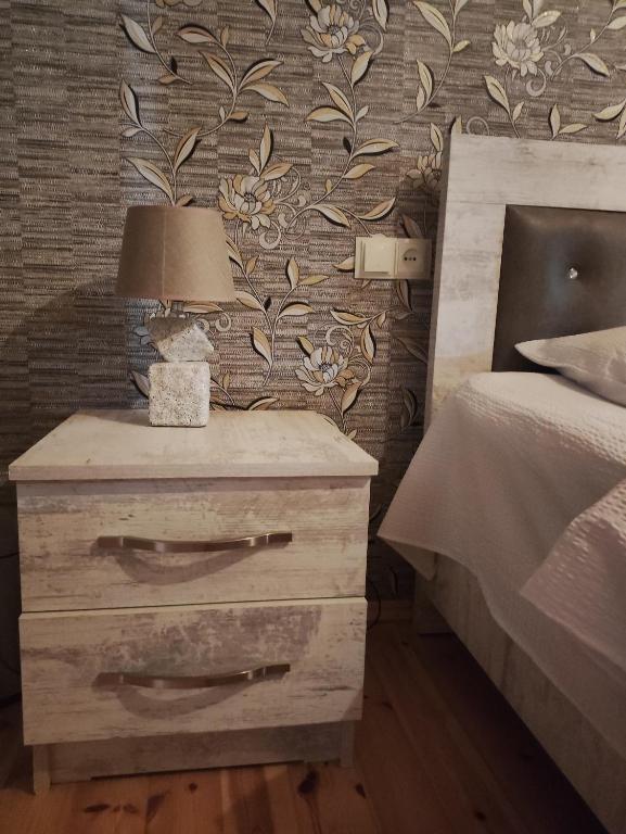Postel nebo postele na pokoji v ubytování Melen-guest house