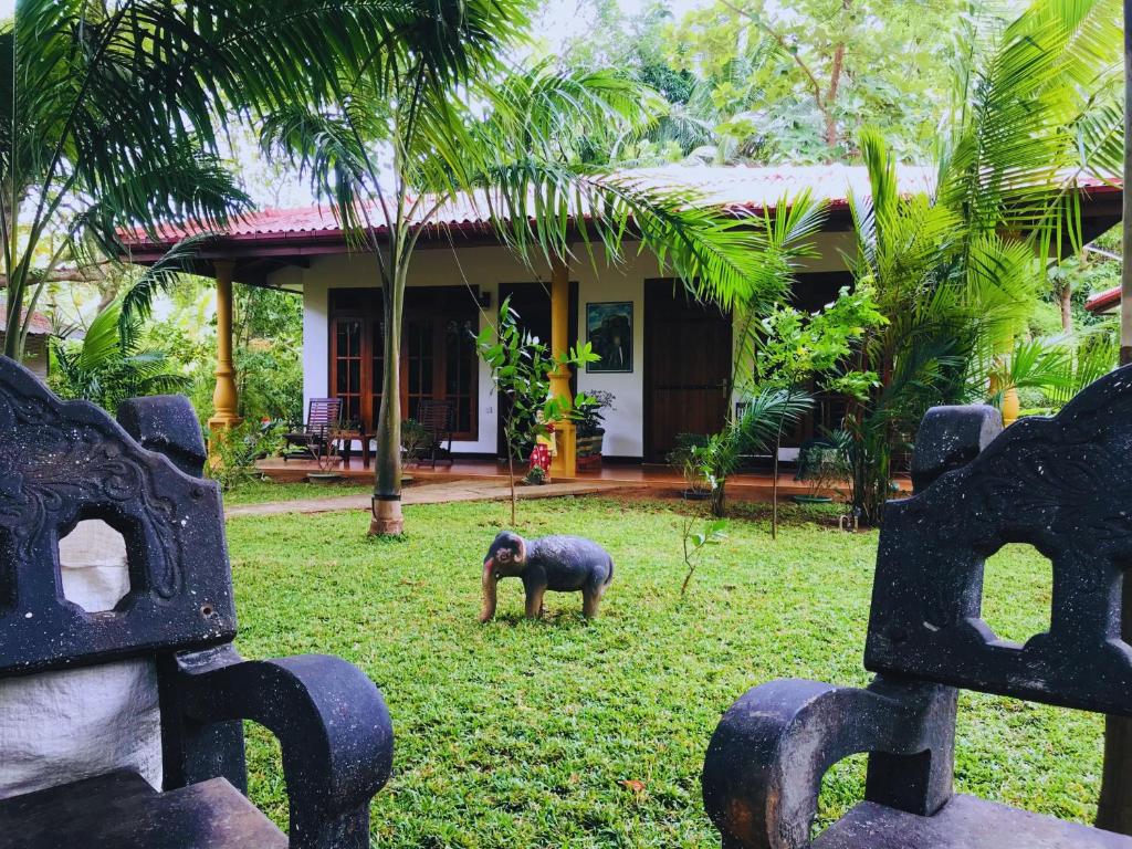 Zahrada ubytování Sigiriya Ranasinghe Nature Villa