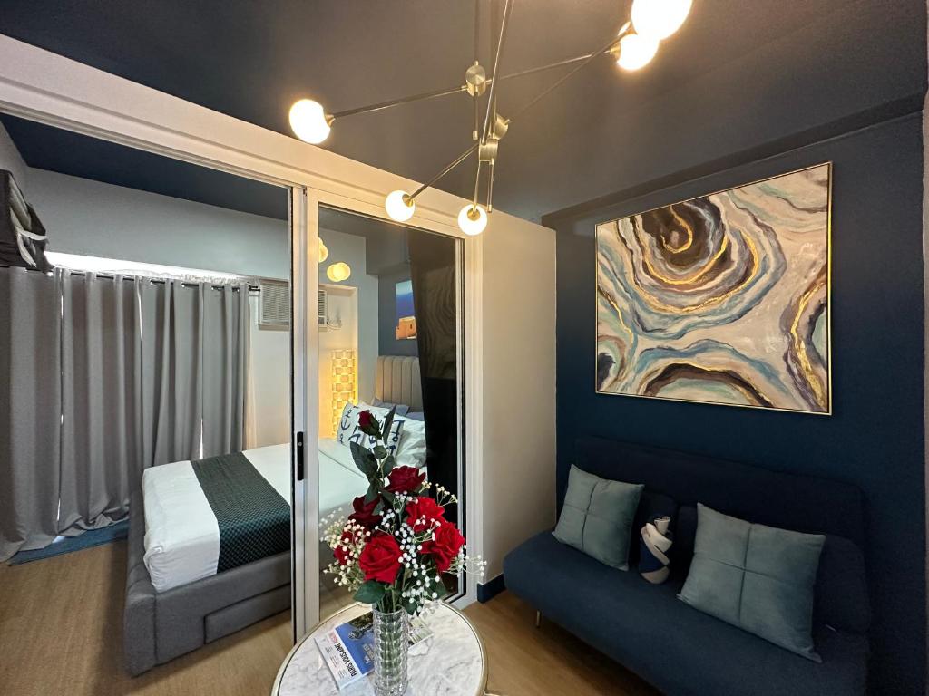 Istumisnurk majutusasutuses Celandine RESIDENCE by DMCI