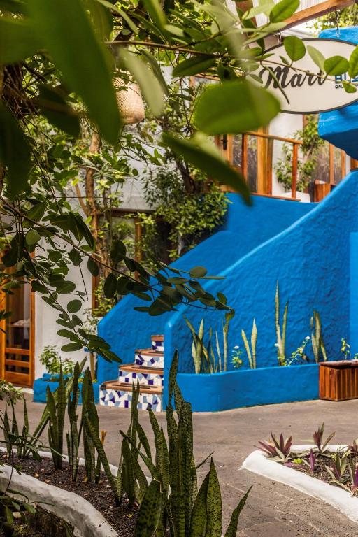 Zahrada ubytování Blu Galapagos Sustainable Waterfront Lodge