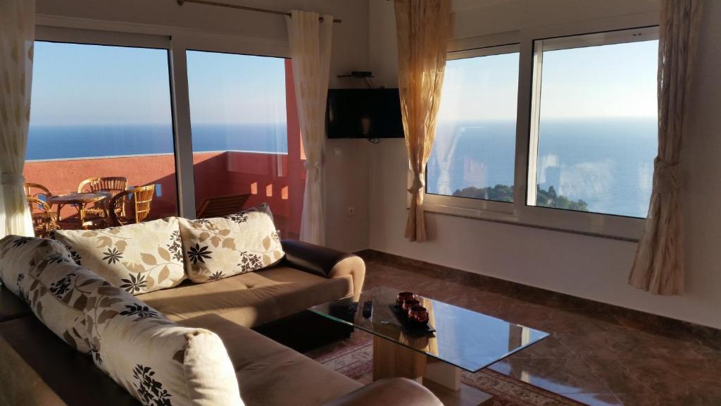 Apartments Mediteran - 带有双层和海观的豪华单层房间公寓