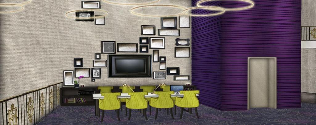 TV a/nebo společenská místnost v ubytování The Royal Regency Hotel