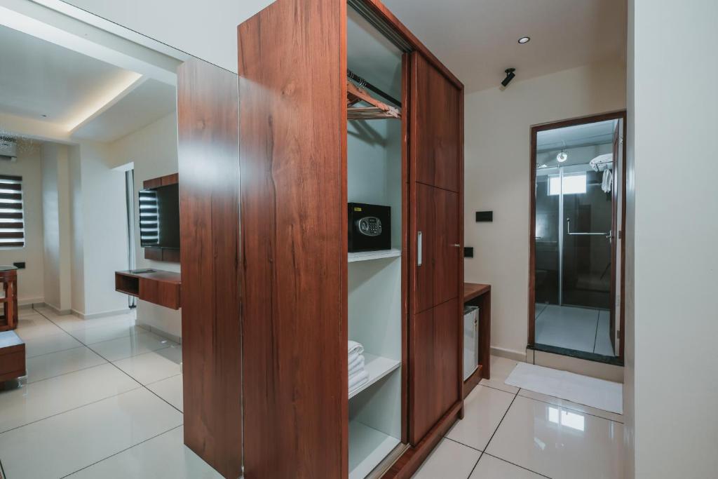 Koupelna v ubytování Fortview Suites