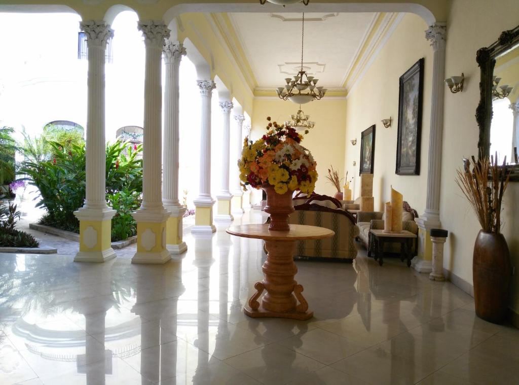 Posezení v ubytování Gran Real Yucatan