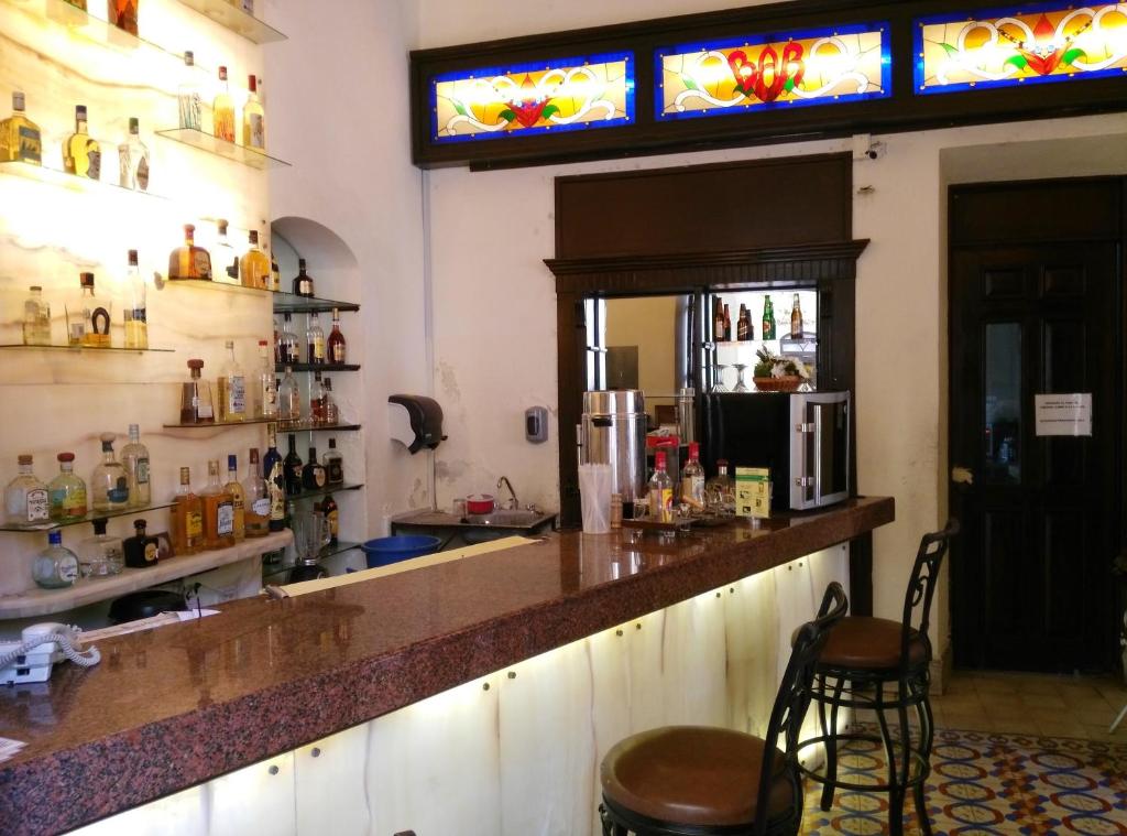 Lounge nebo bar v ubytování Gran Real Yucatan
