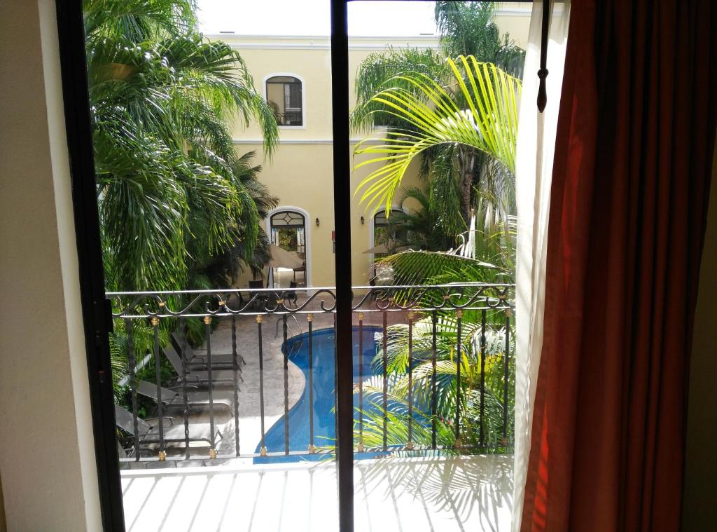 Balkón nebo terasa v ubytování Gran Real Yucatan