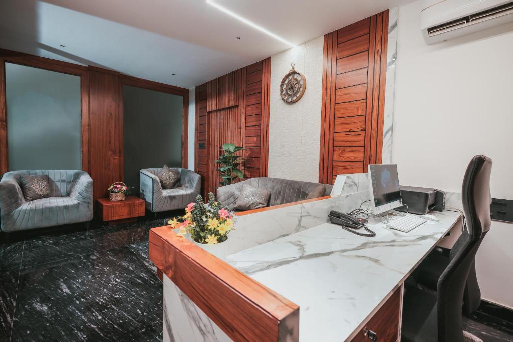 Posezení v ubytování Fortview Suites