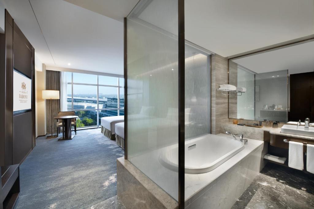 Grand Barony Qingdao Airport Hotel - Quarto De Cama De Casal De Luxo