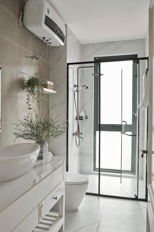 Koupelna v ubytování Davilla Đà Lạt Villa Collection