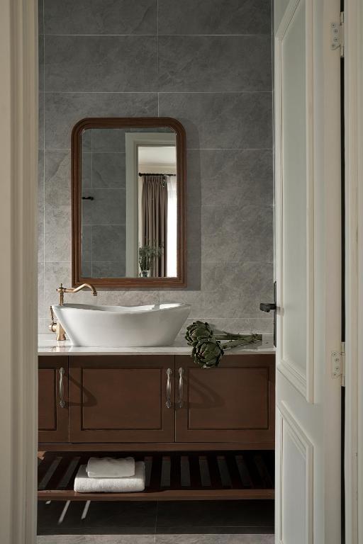 Koupelna v ubytování Davilla Đà Lạt Villa Collection