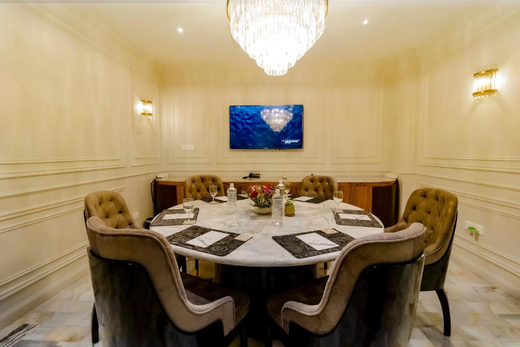Posezení v ubytování Hotel Himalaya
