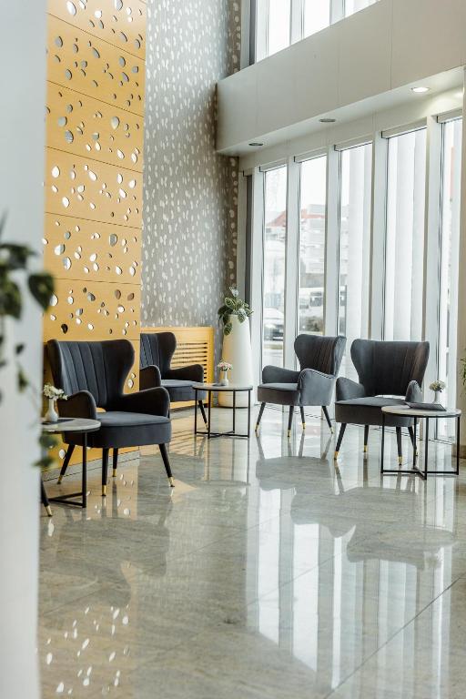 Posezení v ubytování Garni Hotel Centar