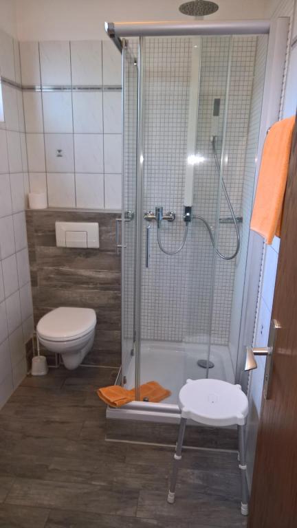 Koupelna v ubytování Ems-Hotel