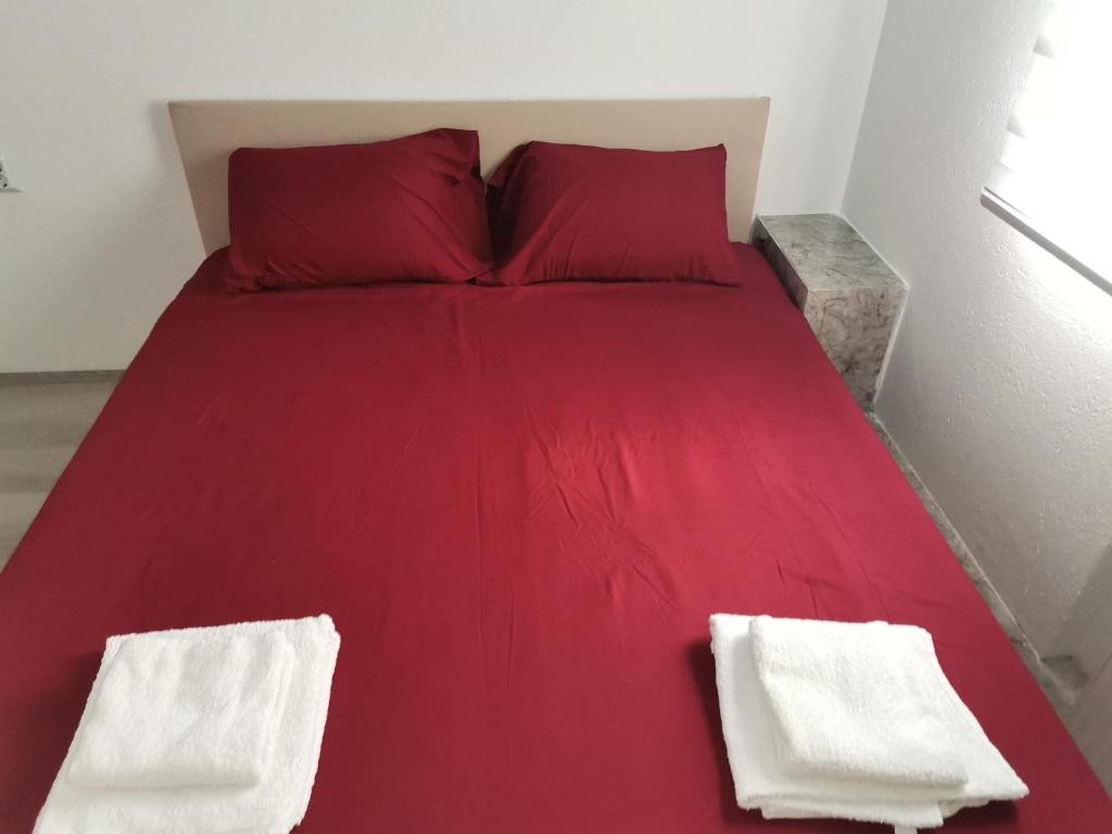 Postel nebo postele na pokoji v ubytování ViP ROOMS PRENOCISTE 026