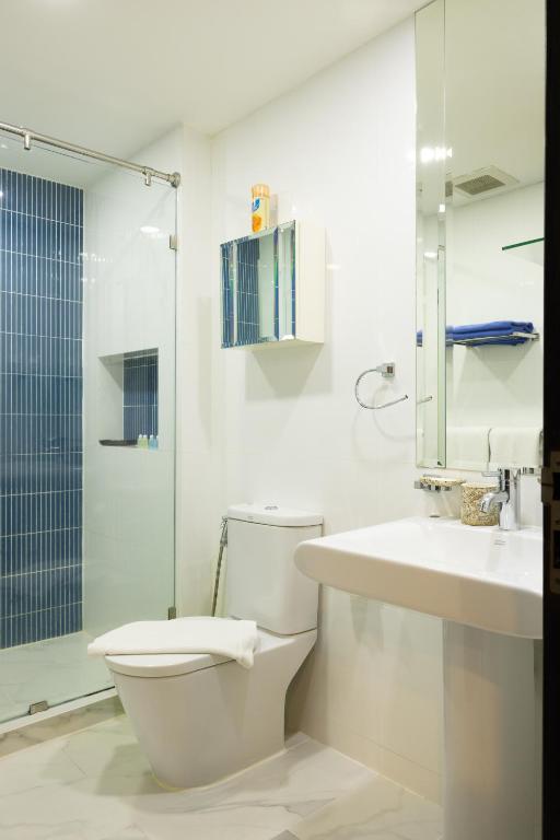Koupelna v ubytování Citismart Luxury Apartments