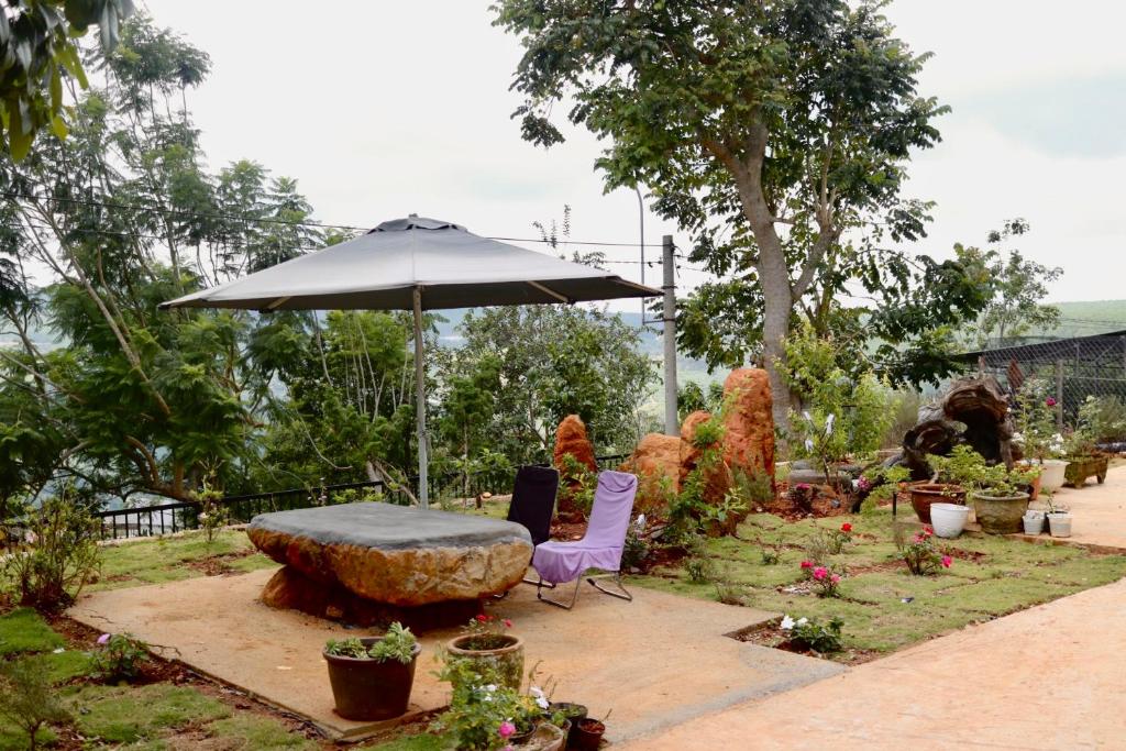 Zahrada ubytování Maily homestay