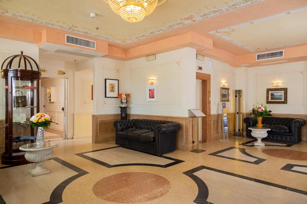 Гостиная зона в Grande Albergo