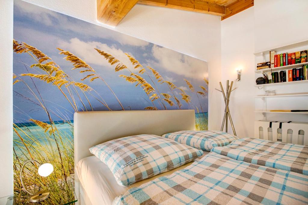 Postel nebo postele na pokoji v ubytování Backbord 21