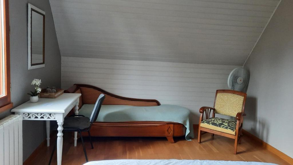 Posezení v ubytování Chambres d'hôtes Chez Dumitra