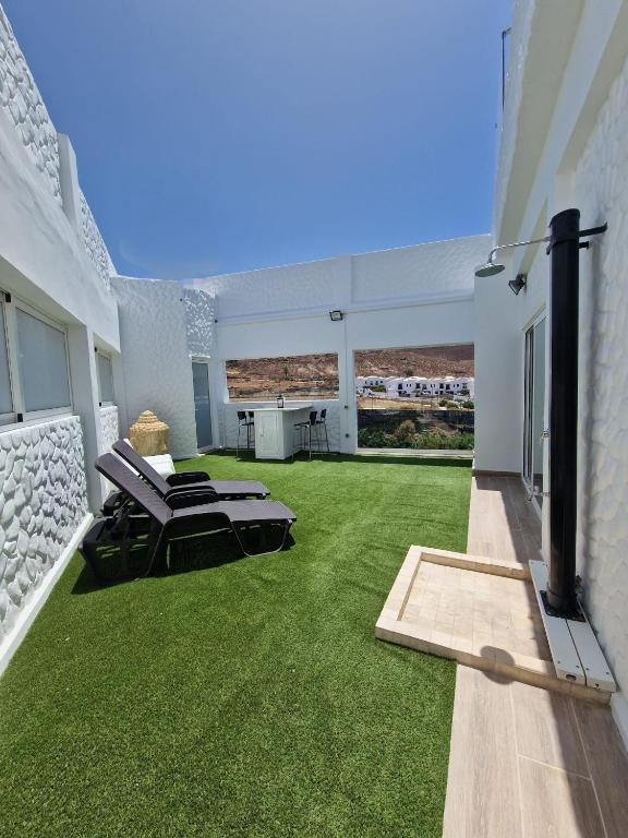 Patio nebo venkovní prostory v ubytování Alojamientos Agaete Pueblo Nº4 y Nº5