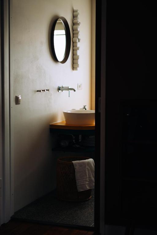 Koupelna v ubytování Molo Rouge - Boutiquehotel & Café