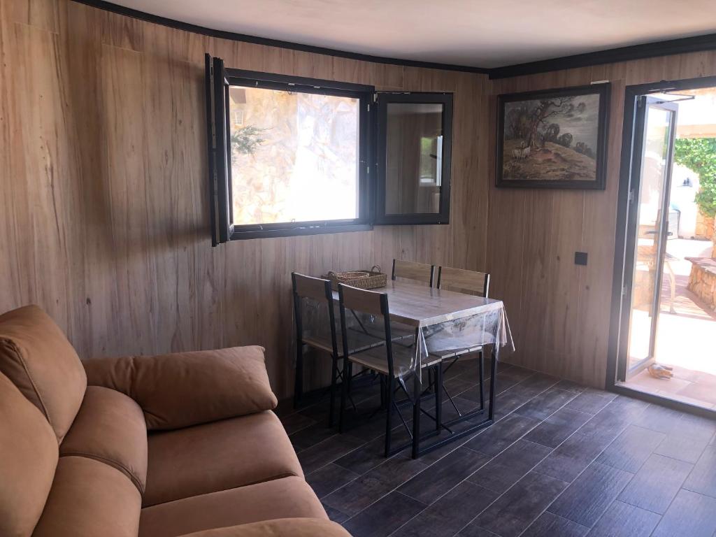 Posezení v ubytování Bonito apartamento villa Joya