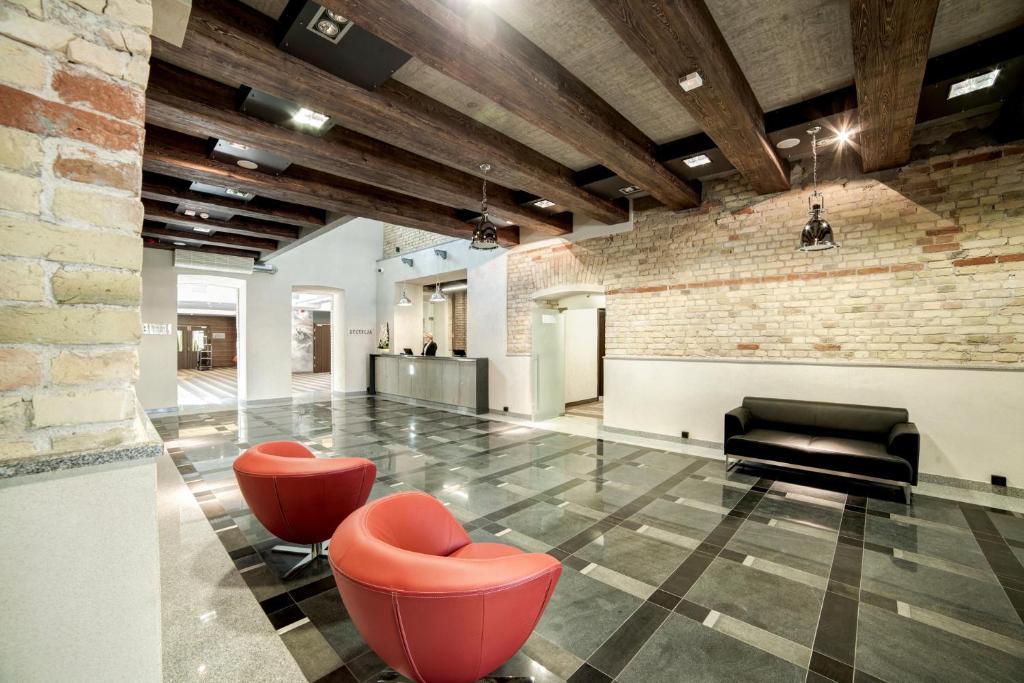 Posezení v ubytování Hotel Loft 1898