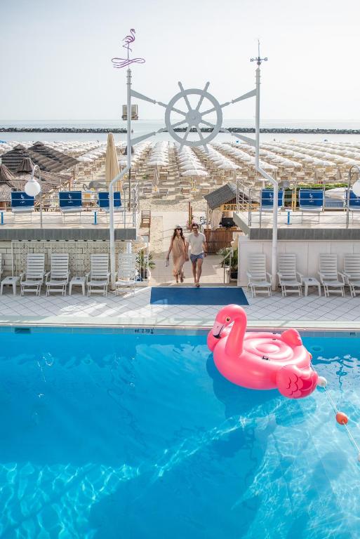 Bazén v ubytování Hotel Flamingo nebo v jeho okolí