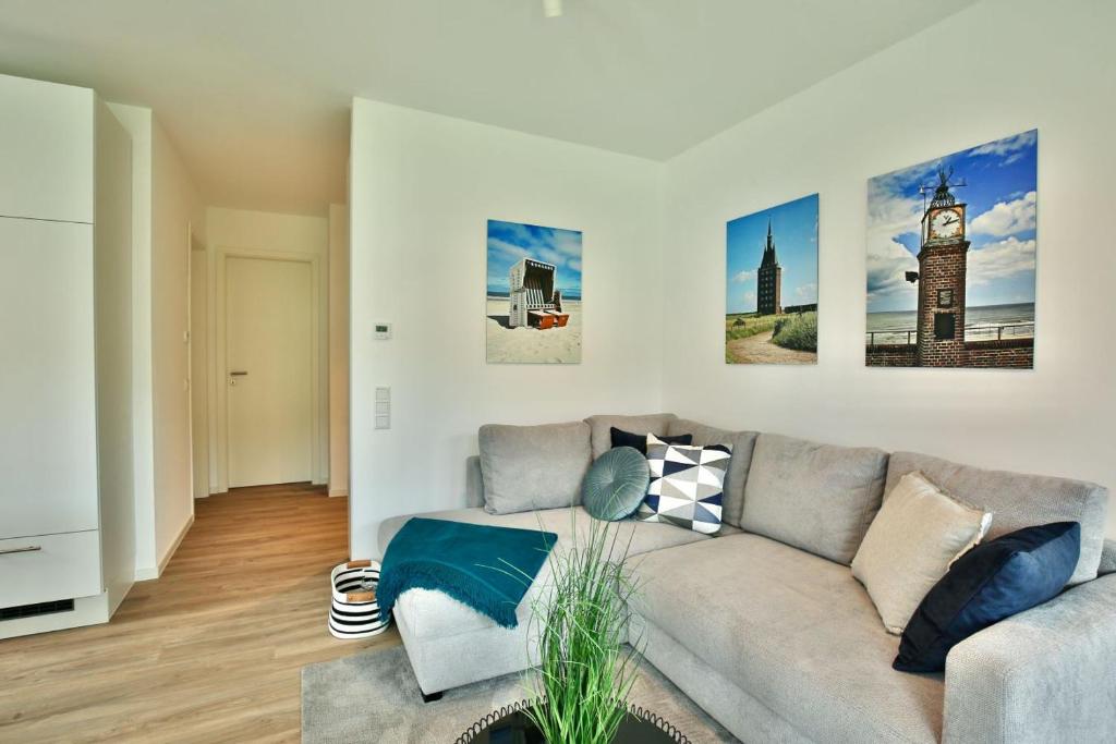 Posezení v ubytování Haus Sophie - Wohnung 2 mit Terrasse