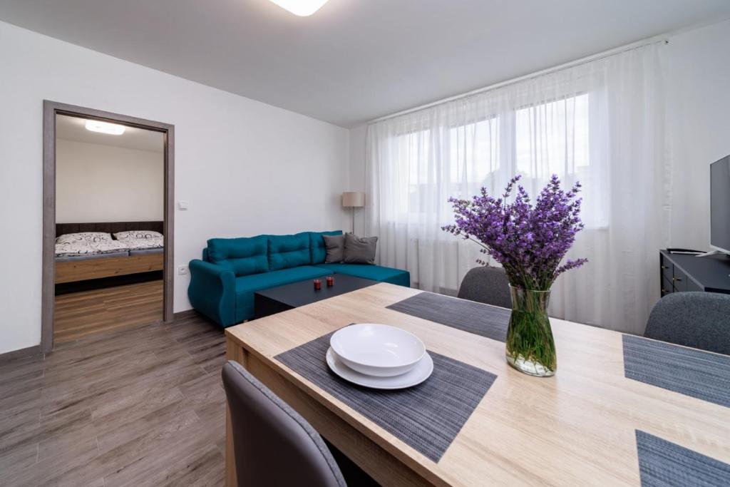 Posezení v ubytování Apartmány JARO Česká Skalice