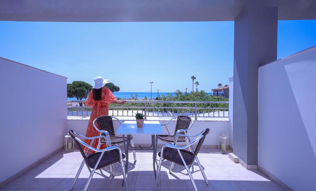 Balkón nebo terasa v ubytování Buka Sandy Beach
