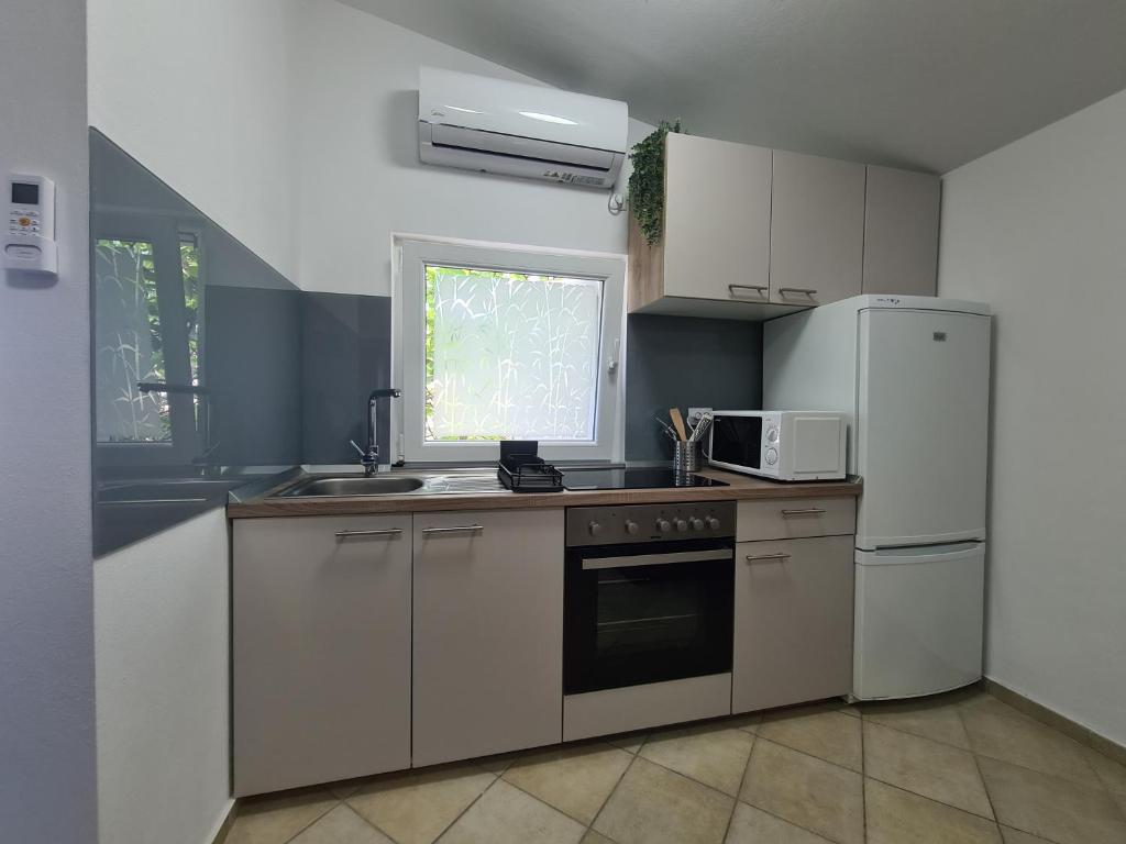 Kuchnia lub aneks kuchenny w obiekcie Apartments Ankora Vir