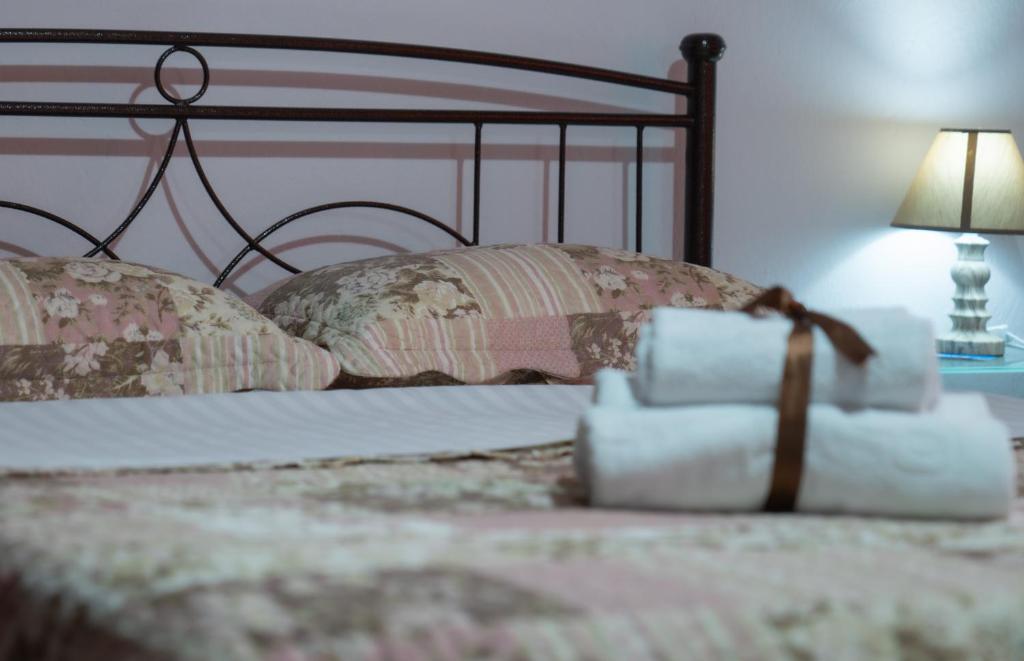 Posteľ alebo postele v izbe v ubytovaní Xrysa's House