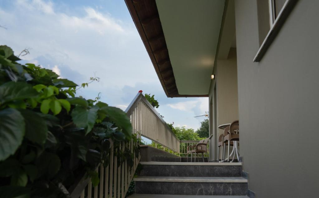 Vonkajšia záhrada v ubytovaní Xrysa's House