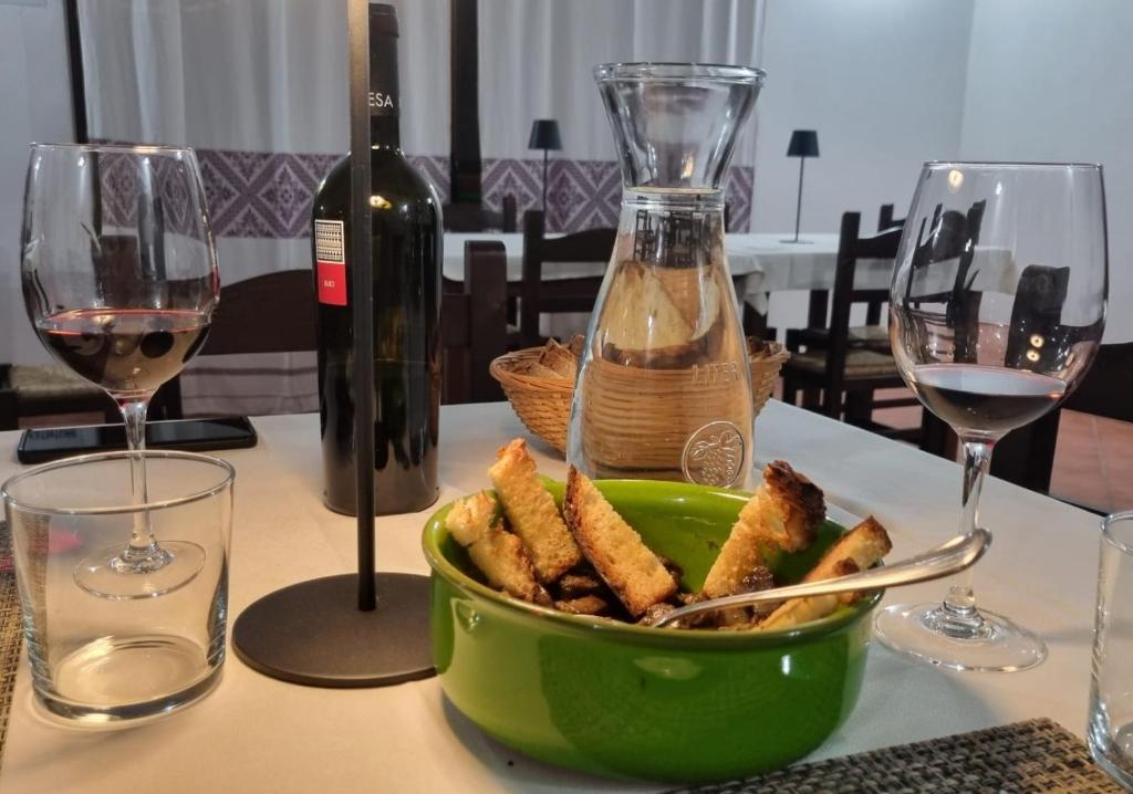 Nápoje v ubytování Albergo Diffuso Il Mandorlo