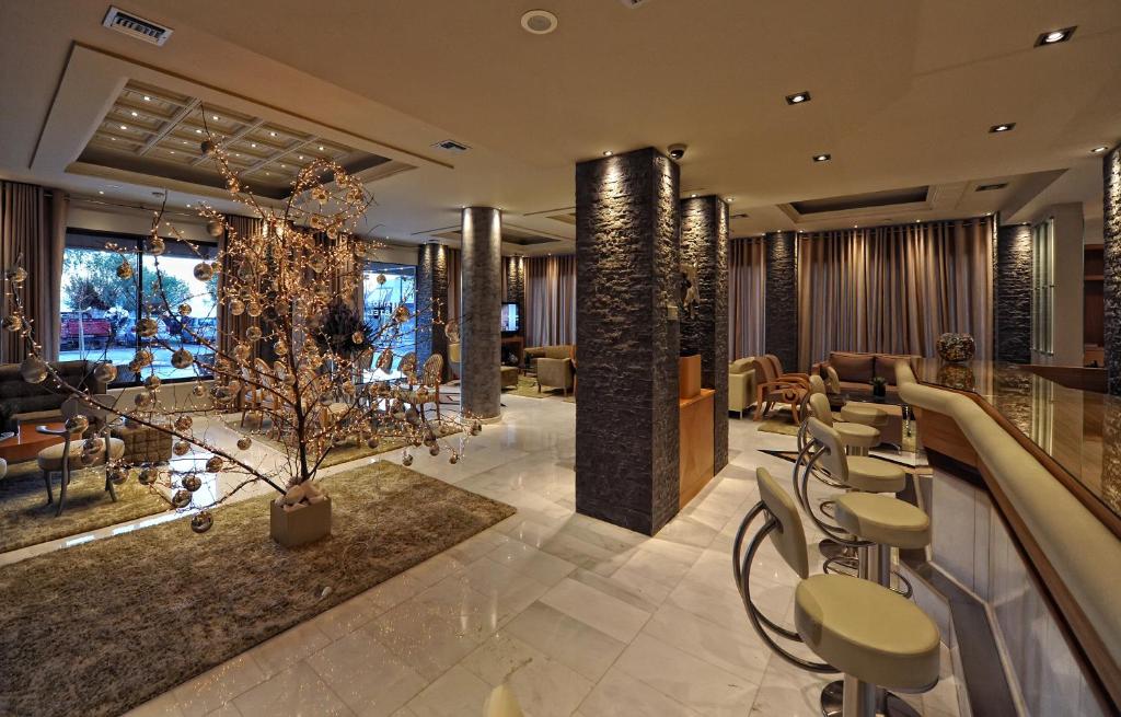 Posezení v ubytování Haikos Hotel