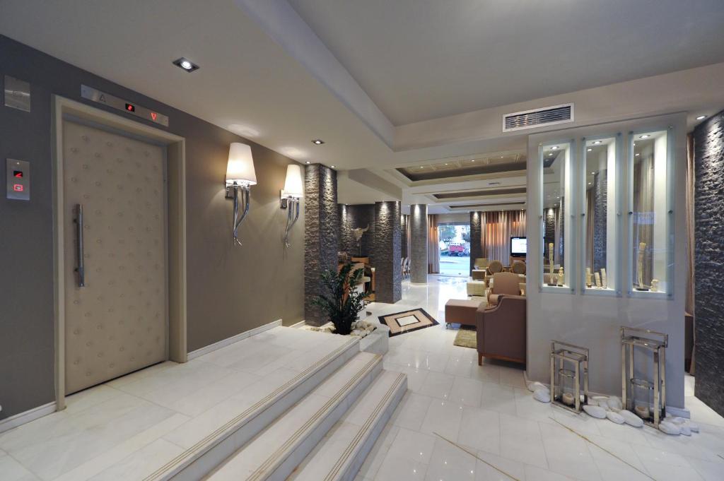 Posezení v ubytování Haikos Hotel