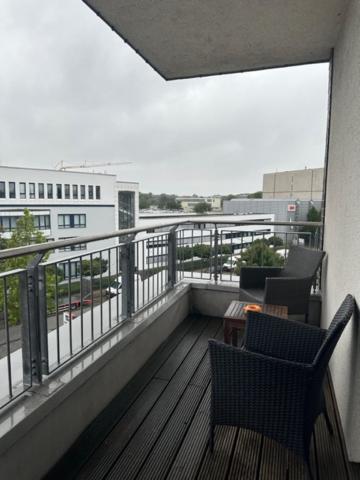Balkón nebo terasa v ubytování Arena Hostel & Monteurzimmer
