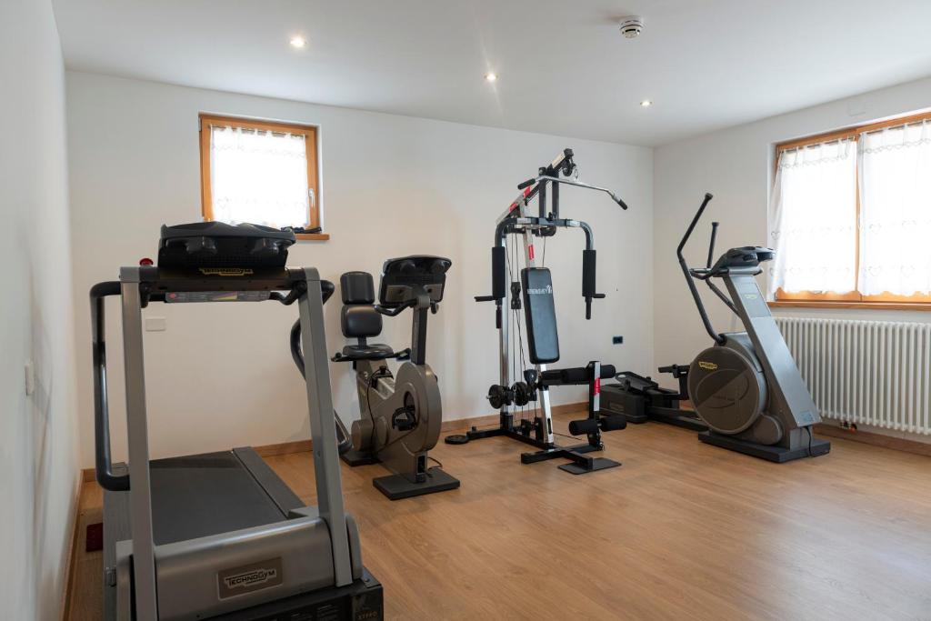 The fitness centre and/or fitness facilities at Sport Hotel Stella Alpina