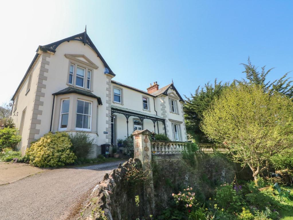 a house on the side of a road at The Outlook in Minehead