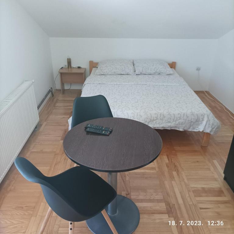 Cama o camas de una habitación en Apartments Dobra Vila