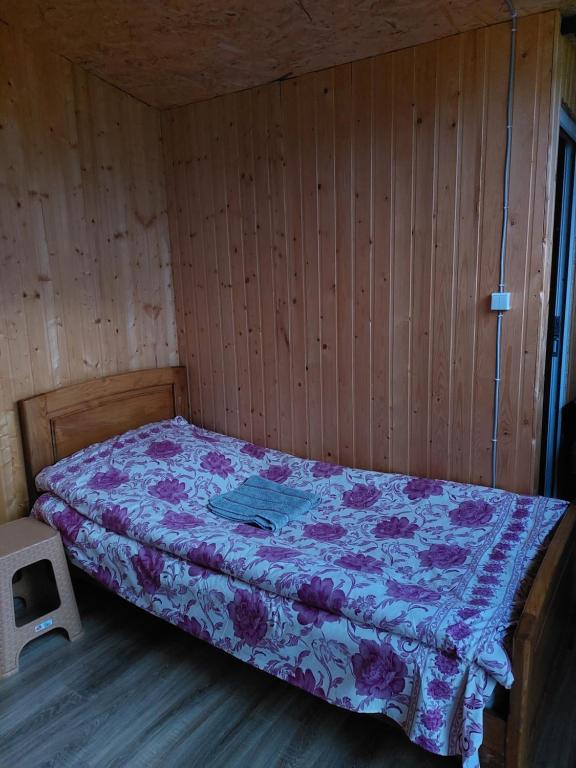 Postel nebo postele na pokoji v ubytování Mountain House in Juta